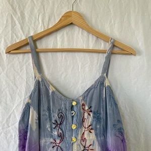 Long tie dye dress